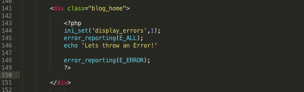 PHP, Error Reporting, and You