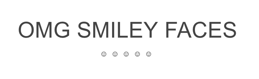 Smile Faces Font Awesome